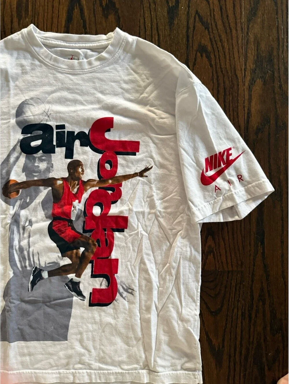 Nike Air Jordan Michael Jordan Photo Graphic T-Shirt Men’s Large White Rare Air